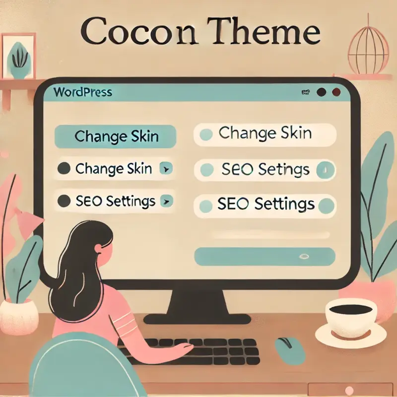 初心者でも簡単にデザインをカスタマイズ！Cocoonテーマでおしゃれなブログをスタート。